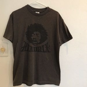 Jimmy Hendrix  Graphic T-shirt size Medium/ brown